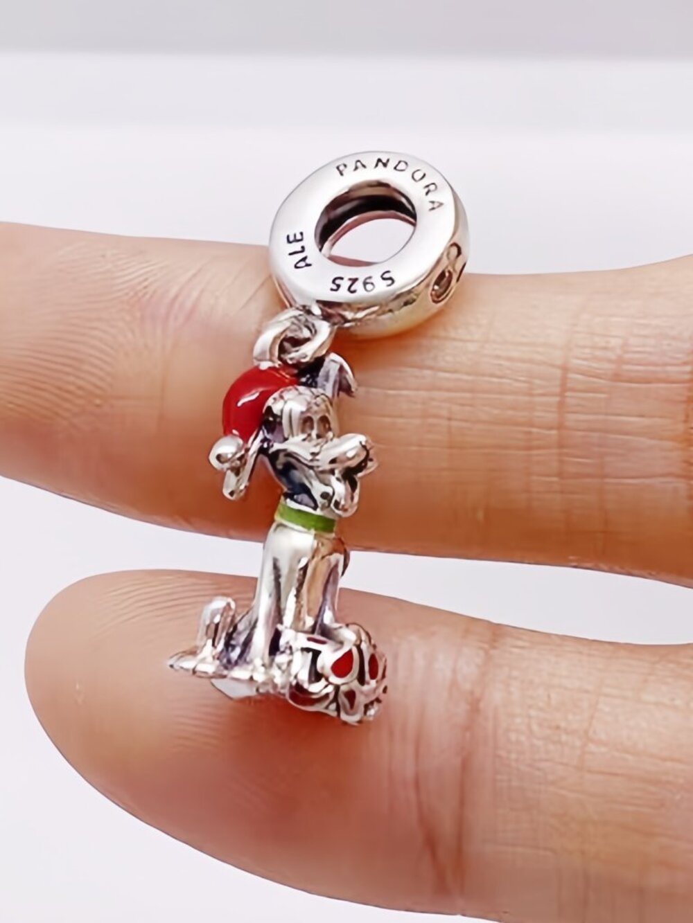 Pandora Disney Pluto Christmas Gift Charm